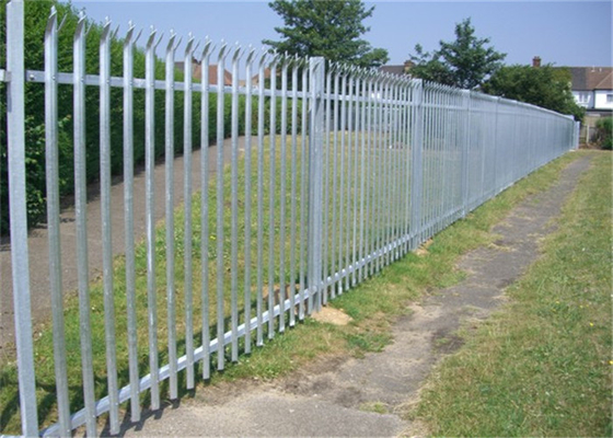 Powder Coated Security Steel Palisade Fencing Residential