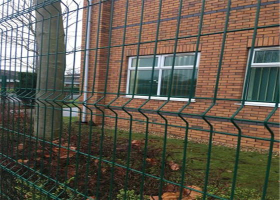 New Arrival Powder Coated 3D Welded Mesh Fence 3D Curved Welded Security Fence Panel