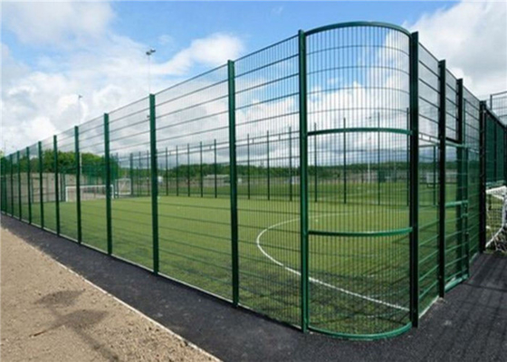 Durable Welded 358 Anti Climb Prison Fence High Security Wire Mesh With Post