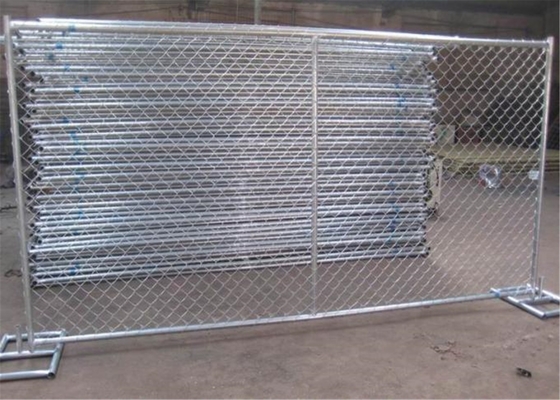 Construction Site 60x60mm Secure Temporary Fencing Hot Dip Galvanized Portable