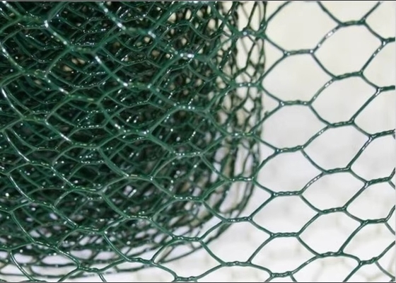 PVC Coated Steel Wire Animal Chicken Mesh Netting Hexagonal Mesh Wire Netting