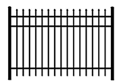 Galvanized 1.5x1.8m Steel Tubular Fencing Anti Aging For Residential Pool