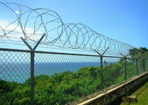 Heavy Duty 50ft L/Roll Anti Climb Chain Link Fence With 100x100mm Mesh