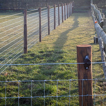 100m Width Animal Wire Fencing , 1.8mm Diameter Wire Cattle Panels