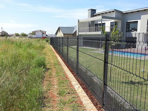 Powder Coated 8ft Width Fence Panels , 4mm Wire No Climb Security Fence