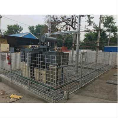 3D Triangle Bend Metal 10ft Wide Tower Fencing Rust Resistant For Security