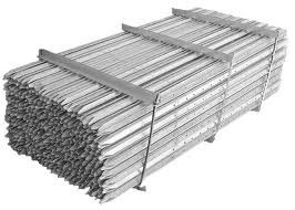 45cm Length Galvanised Star Pickets , 2.04kg Steel Star Picket