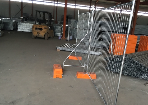 Easily Assembled Security 1.8x2.4m Temporary Boundary Fencing Panels
